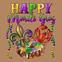 Happy Mardi Gras Fleur De Lis King Cake Crawfish Long Sleeve Tee | Teevron
