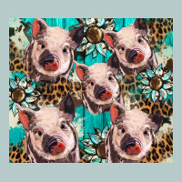 Western Cowhide Sunflower Baby Pig Heavy Core Tee | Teevron