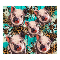western cowhide sunflower baby pig | Teevron