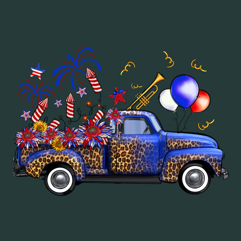 Western Truck Fourth Of July Premium Sweatshirt by FaDigitalArtStudio | Teevron