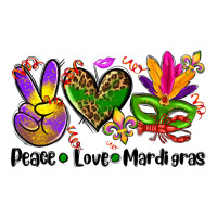 peace love  mardi gras | Teevron