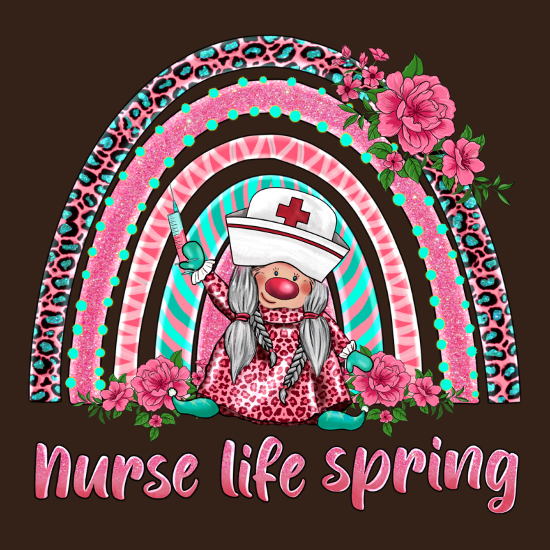 Nurse Life Spring Rainbow Heavy Core Tee by BarkalooDesign | Teevron
