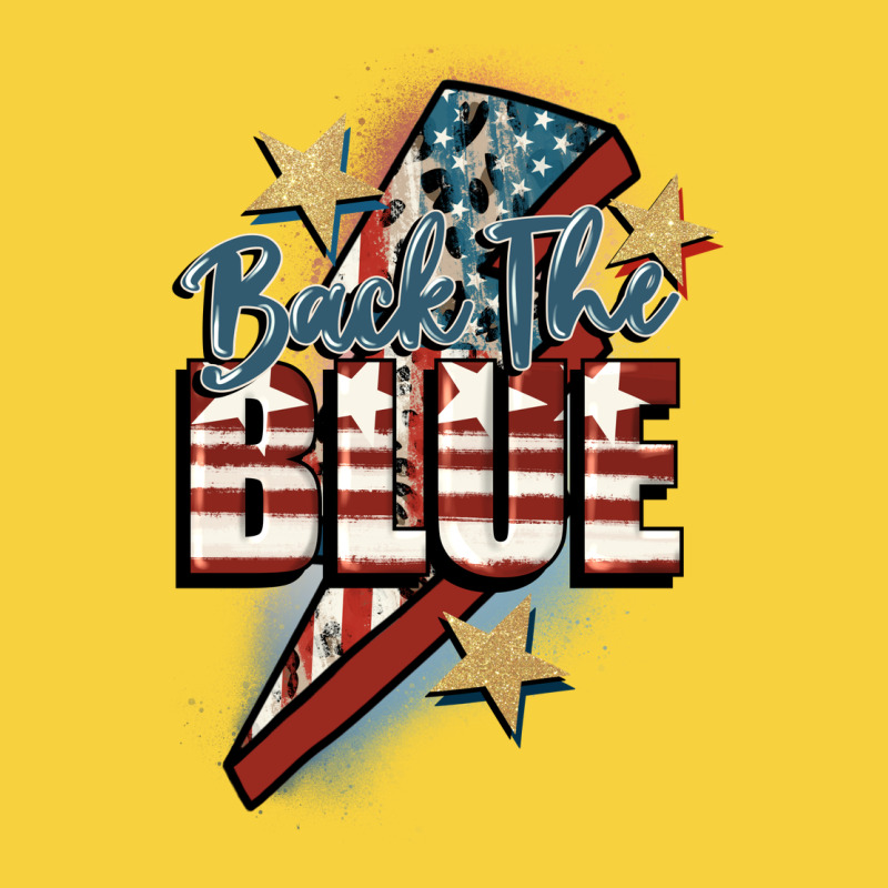 Back The Blue Premium Sweatshirt by FaDigitalArtStudio | Teevron