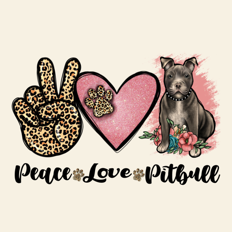 Peace Love Pitbull Vintage Tee by JahusDesignShop | Teevron