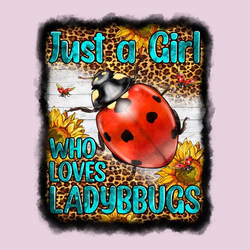 Western Just A Girl Who Loves Ladybug Ladies Tee by LillyAllenDesigns | Teevron