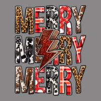 Merry Merry Merry Christmas Lightning Bolt Vintage Tee | Teevron