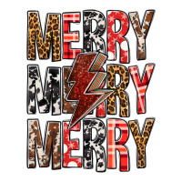 Merry Merry Merry Christmas Lightning Bolt | Teevron
