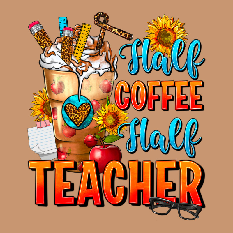 Half Coffee Half Teacher Heavyweight Hoodie by FaDigitalArtStudio | Teevron