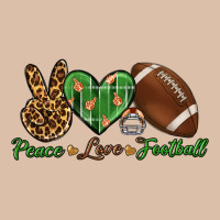 Peace Love Football Urban Heavy Tee | Teevron