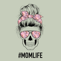 Pink Flower Mom Skull Long Sleeve Tee | Teevron
