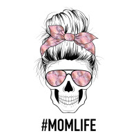 Pink Flower Mom Skull | Teevron