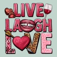 Live Laugh Love Valentine's Day Zipper Hoodie | Teevron