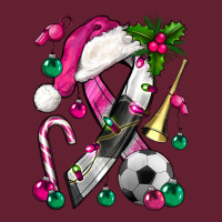 Pink Christmas Breast Cancer Ribbon Soccer Classic Tee | Teevron