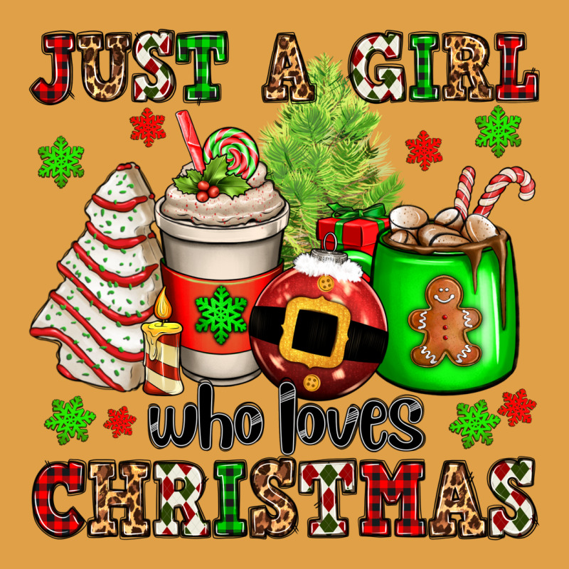 Just A Girl Who Loves Christmas Premium Hoodie by OliviaCreatesArt | Teevron