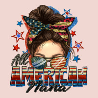 All American Nana Messy Bun Premium Sweatshirt | Teevron