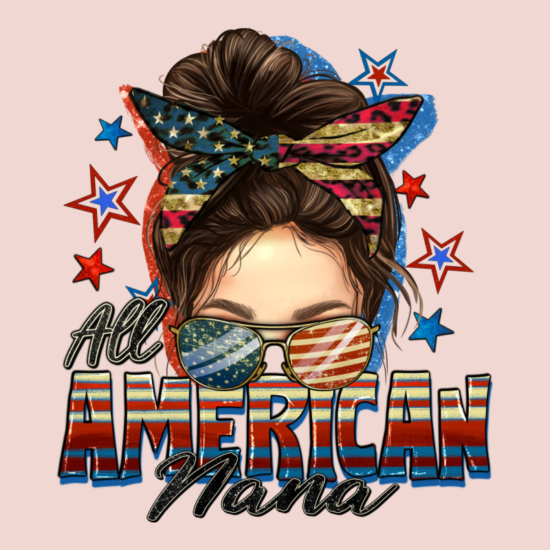 All American Nana Messy Bun Premium Sweatshirt by FaDigitalArtStudio | Teevron