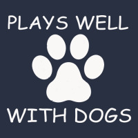 Plays Well With Dogs Heavyweight Sweatshirt | Teevron