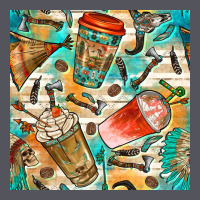 Western Indian Coffee Cups With Aztec Seamless Pattern Bbs Vintage Hoodie | Teevron