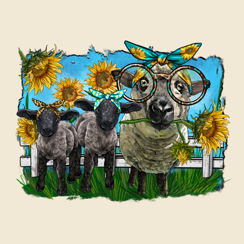 Cute Hempshire Sheep Family Premium Tee by LillyAllenDesigns | Teevron