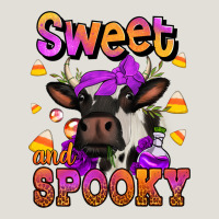 Sweet And Spooky Halloween Cow Heavy Core Tee | Teevron