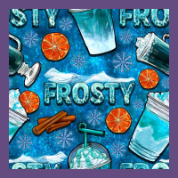 Winter Frosty Coffee Cups And Snow Seamless Pattern Bbs Vintage Hoodie | Teevron