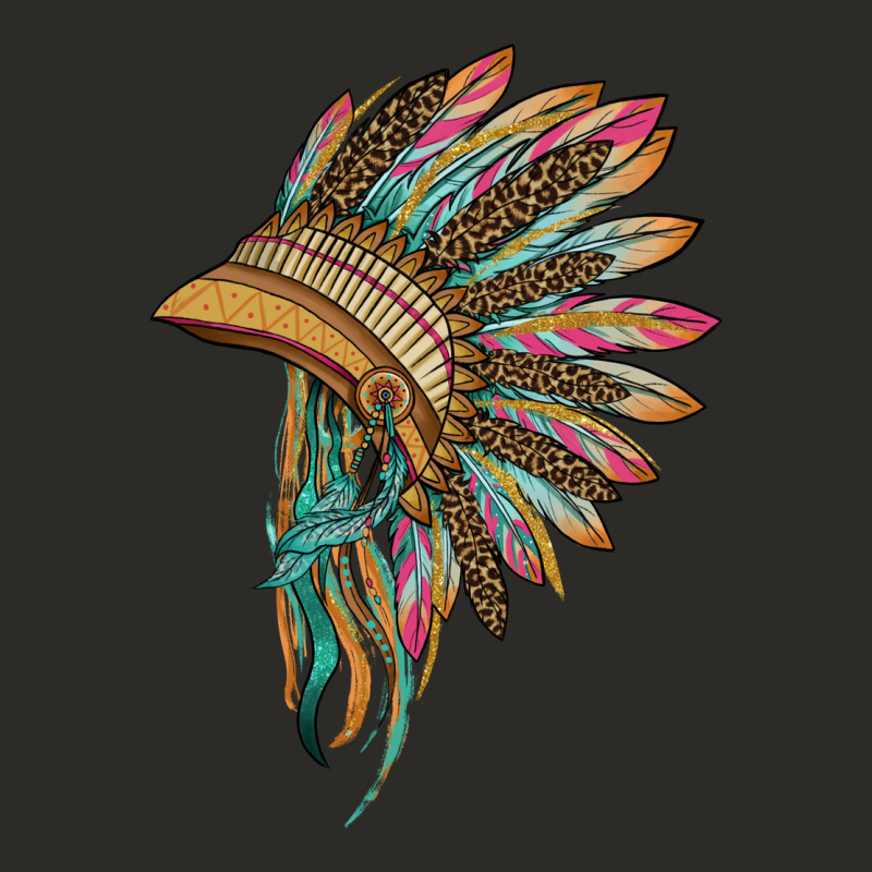 Indian Leopard Headdress Heavy Core Tee by BarkalooDesign | Teevron