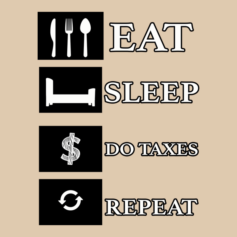 Tax Day Eat Sleep Do Taxes Repeat Gift Heavyweight Sweatshirt by Bettercallsaul | Teevron