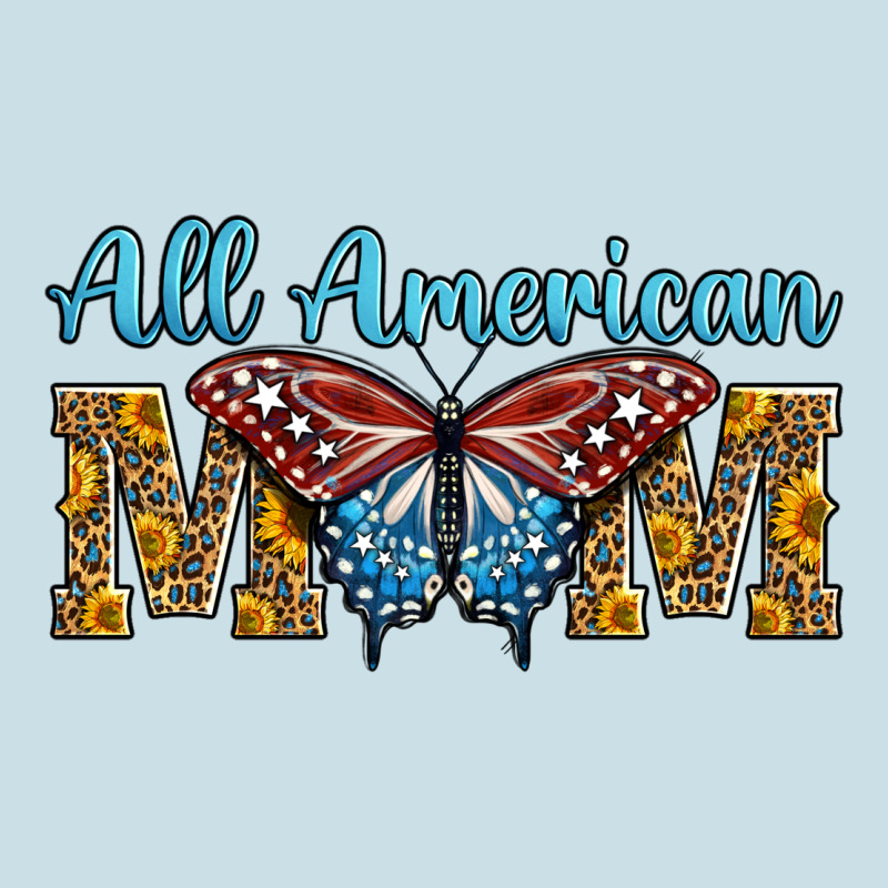 All American Mom American Flag Butterfly Ladies Tee by LillyAllenDesigns | Teevron