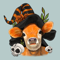 Halloween Witch Cow Heavy Core Tee | Teevron