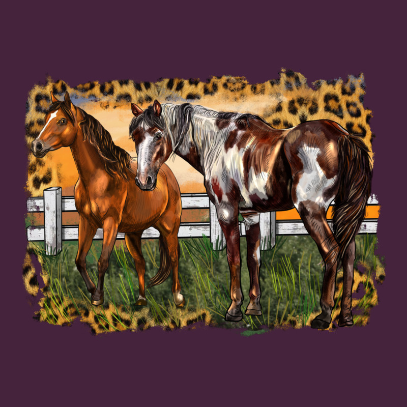 2 Horses At The Ranch Premium Tee by LillyAllenDesigns | Teevron