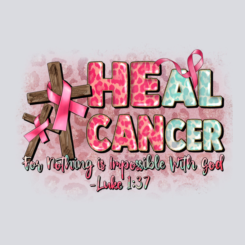 Heal Cancer Luke 1 37 Zipper Hoodie by CowGirlArtShop | Teevron
