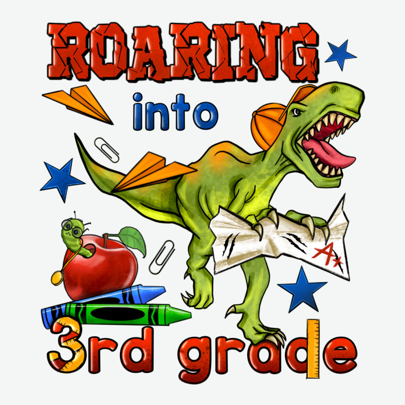 Roaring Into 3rd Grade Urban Heavy Tee by BundleAndBundleShop | Teevron