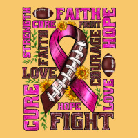 Breast Cancer American Football Ribbon Love Cure Fight Bbs Vintage Hoodie | Teevron