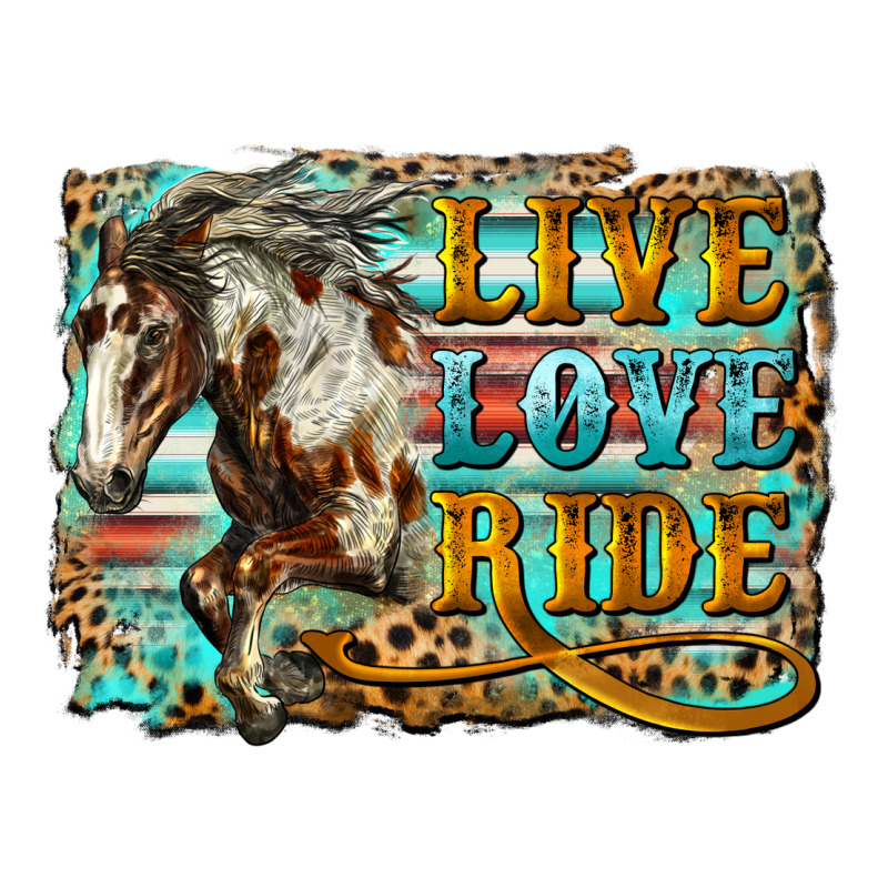 Live Love Ride Horse Premium Tee by LillyAllenDesigns | Teevron