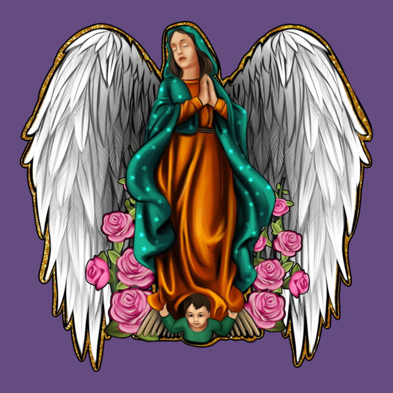 Angel Wing Lady Of Guadalupe Vintage Hoodie by Jasminsmagicworld | Teevron