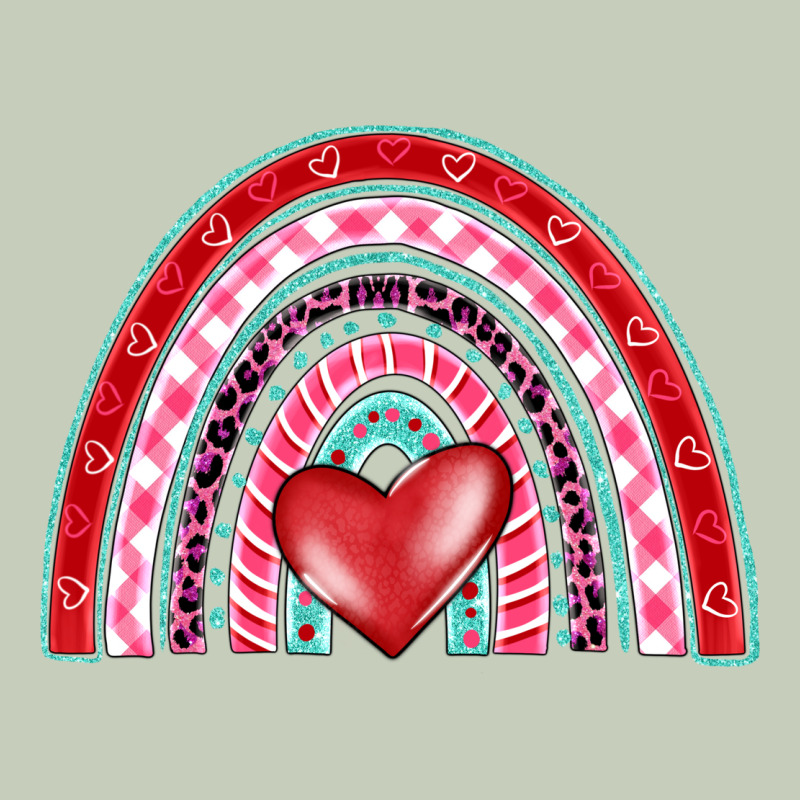 Valentine's Day Rainbow Ladies Tee by BarkalooDesign | Teevron