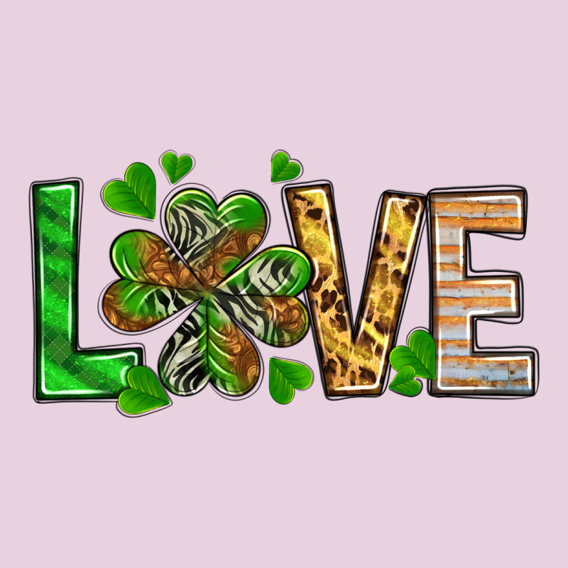 Love Luck With Clover Ladies Tee by NancyCooperArtShop | Teevron