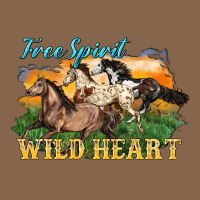 Free Spirit Wild Heart 3 Horses Premium Tee | Teevron