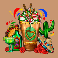 Mexican Cold Drink With Cactus Sombrero And Tequil Heavyweight Hoodie | Teevron