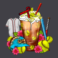 Softball Frappe Coffee Heavyweight Hoodie | Teevron