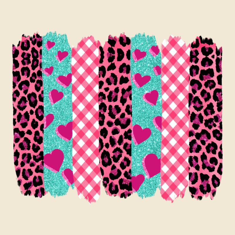 Valentine's Day Brushstrokes Ladies Tee by BarkalooDesign | Teevron