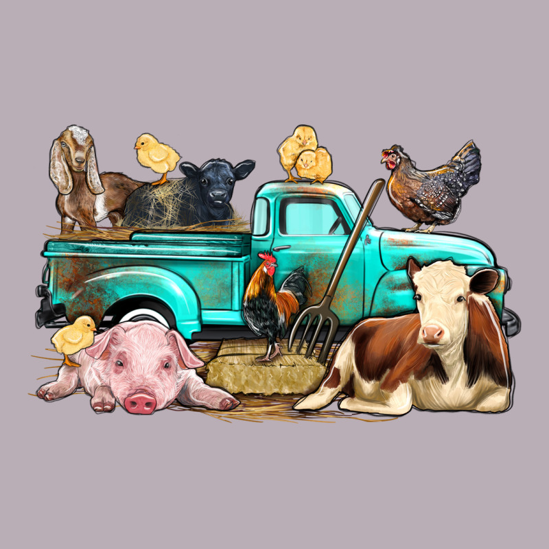 Farm Animals Truck Vintage Tee by BundleAndBundleShop | Teevron