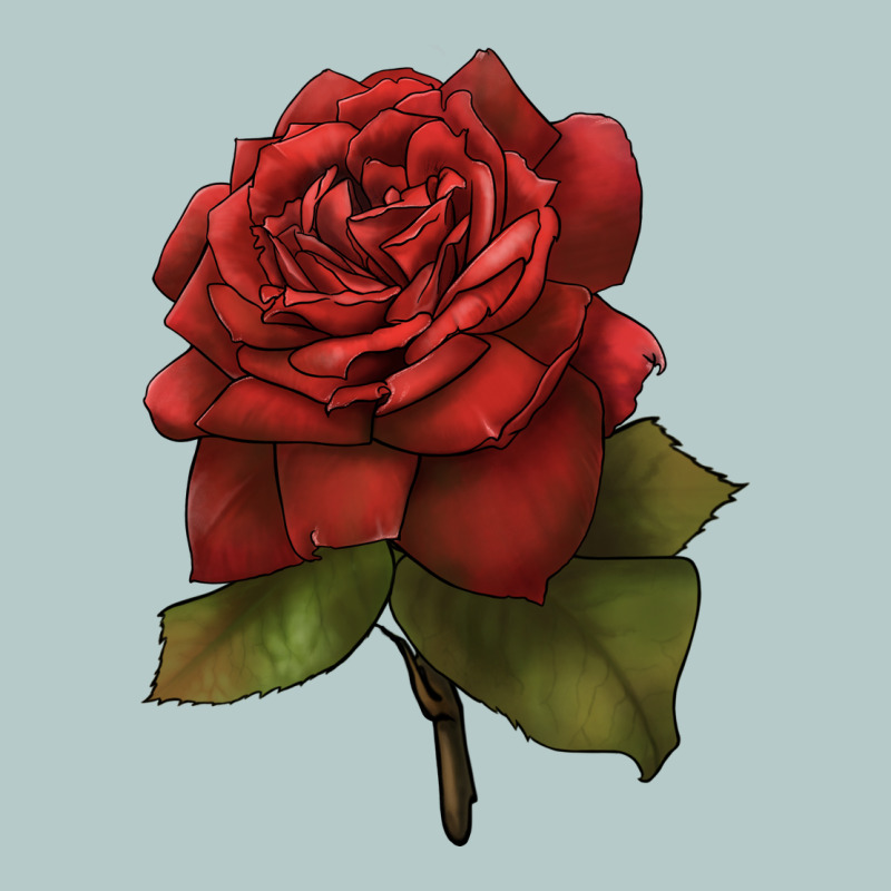Oklahoma Rose Illustrations Heavy Core Tee by LillyAllenDesigns | Teevron