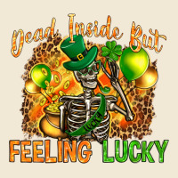 Dead Inside But Feeling Lucky Ladies Tee | Teevron