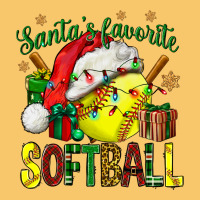 Santa's Favorite Softball Bbs Vintage Hoodie | Teevron