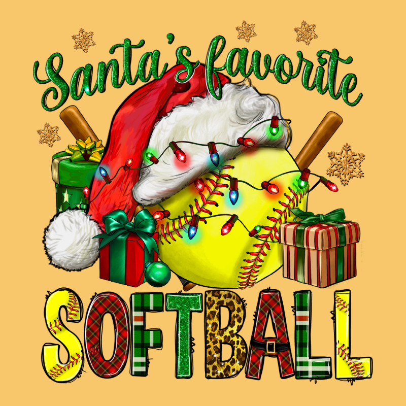 Santa's Favorite Softball Bbs Vintage Hoodie by BundleAndBundleShop | Teevron
