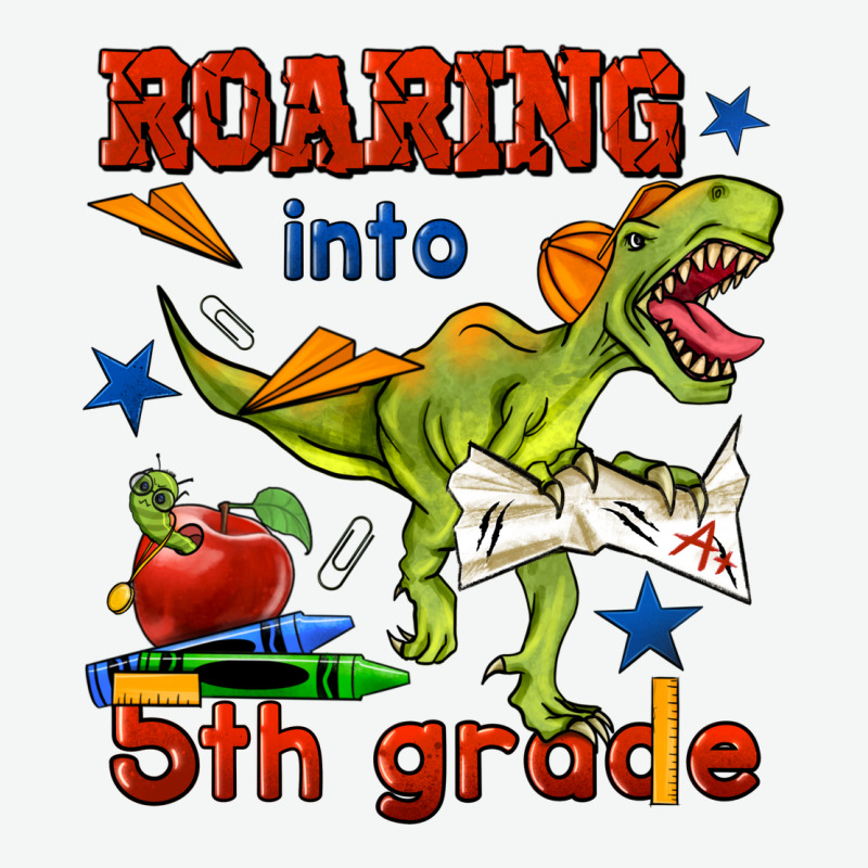 Roaring Into 5th Grade Urban Heavy Tee by BundleAndBundleShop | Teevron