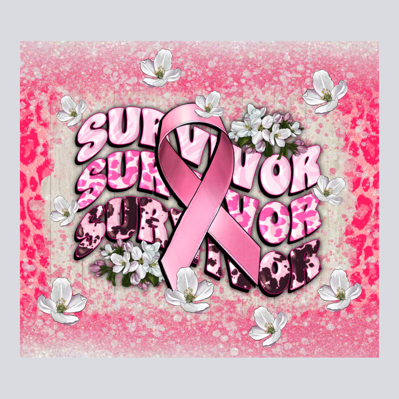 Survivor Cancer Awareness Zipper Hoodie by CowGirlArtShop | Teevron