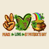 Peace Love St Patricks Day Ladies Tee | Teevron