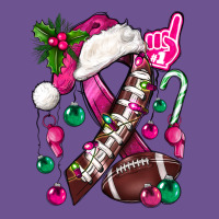 Pink Christmas Breast Cancer Ribbon Football Vintage Tee | Teevron